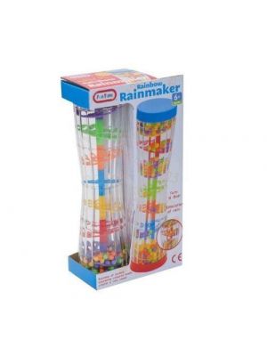 Fun Time Baby Music Rainmaker Instrument Toy Tube Shaker Rainbow Rainmaker