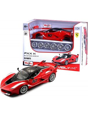Maisto 1:24 Ferrari FXX K Red Assembly DIY Racing Car Diecast MODEL KITS IN BOX