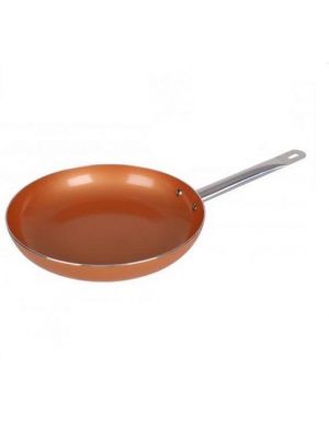 Ceramic Copper Induction Non Stick Frying Pans Saucepans Cookware 28cm