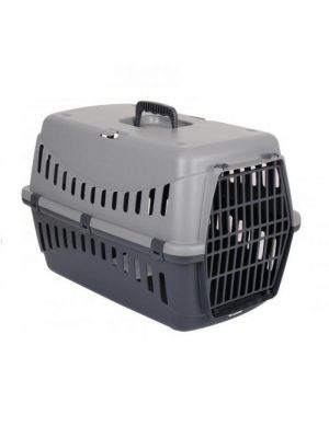 XL Pet Dog Cat Carrier Basket Cage Portable Travel Kennel Vet with Door Grey