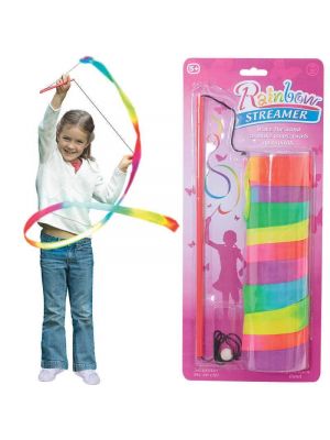 Tobar RAINBOW STREAMER - 2m Long Outdoor Kids Party Fun Game Play