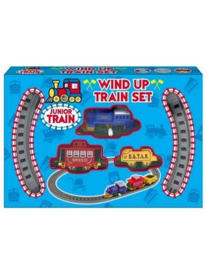Kids Plastic Junior 8 Piece Colourful Train Set Ideal Gift for Children