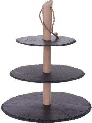 3 Tier Slate Cake Stand