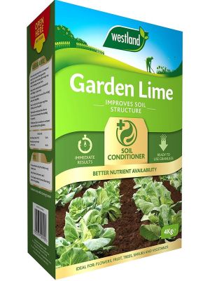 Nutritious Fast Acting Garden Lime Soil Enhancer for Healthy Plants Roots 4Kg