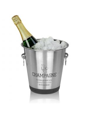 Stainless Steel French Silver Champagne Wine Bucket Punch Drink Ice Cooler Party