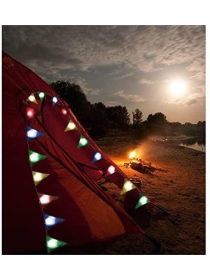 Light Up LED Bunting Flags For Parties, BBQ, Festivals