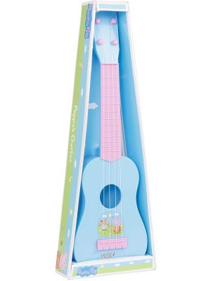 Kid’s Plastic Peppa Pig Themed Acoustic Guitar Musical Instrument Child Toy Gift