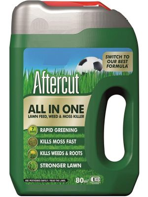 Aftercut All in One Lawn Feed Weed & Moss Killer 2.56kg Even-Flo Spreader