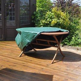 Large Oval Waterproof Patio Set Winter Cover for Garden Furniture Table