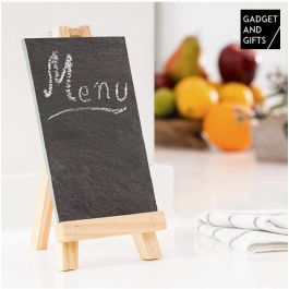 Wooden 10x15cm Free Standing Easel Style Chalk Message Memo Board Blackboard (Single)