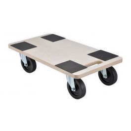 Silverline ROUND Dolly Trolley Platform Wheels 250KG Easy Movement Heavy Items 