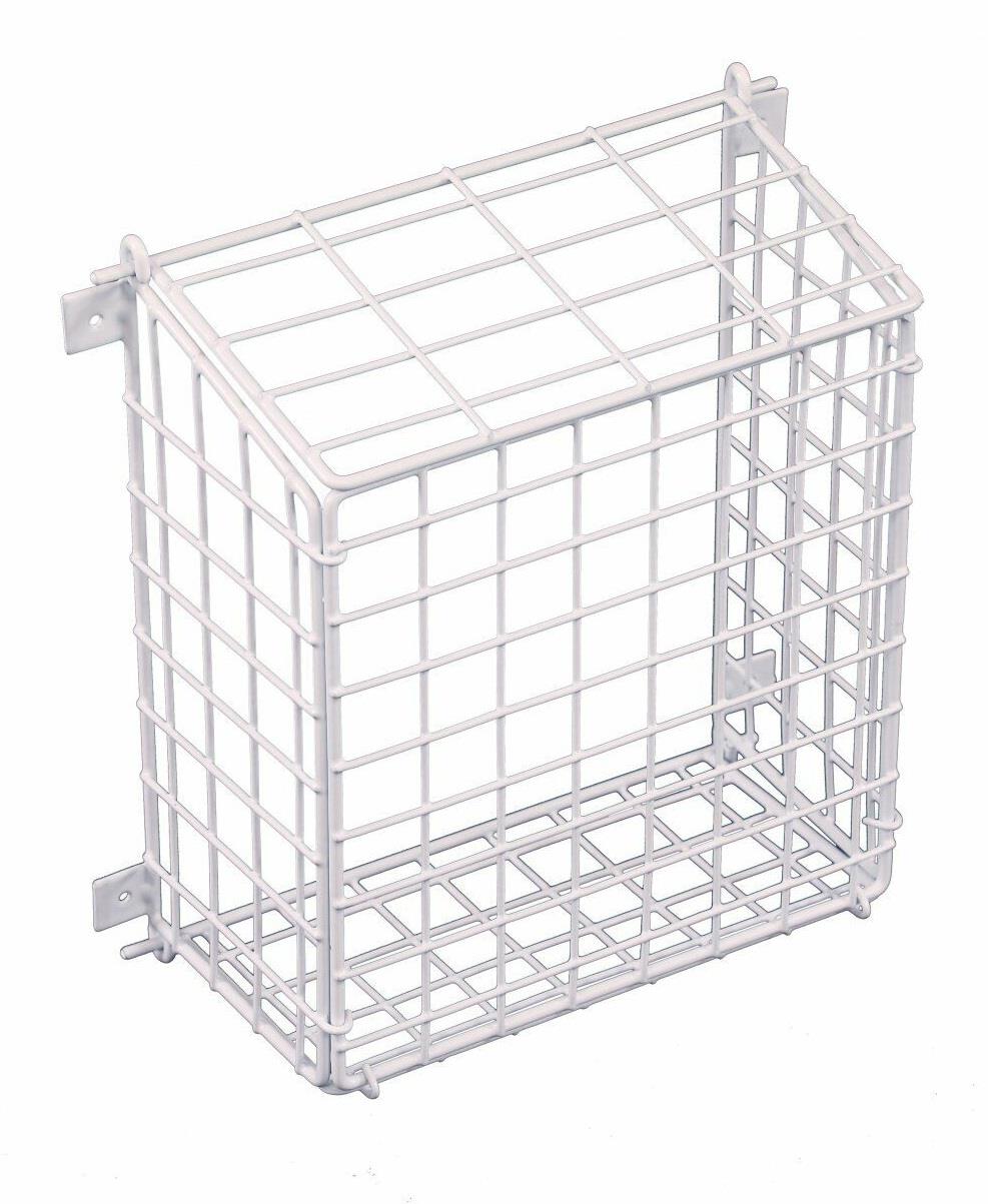 Front Door Letter Cage Guard Basket Mail Box Catcher Post Wire Protector