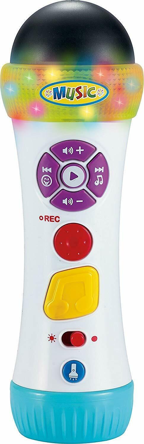 Microphone with Voice Changing Effects & Flashlight Kids Toy