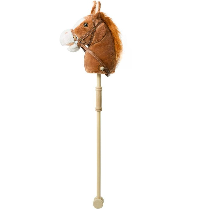 Kids Hobby Horse Toy With Galloping Sounds & Handles Soft Children's Toy