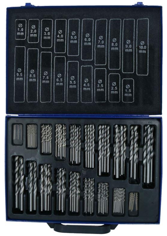 170pc HSS Metric Drill Bit Set Split Point Drills Metal Plastic 1–10mm