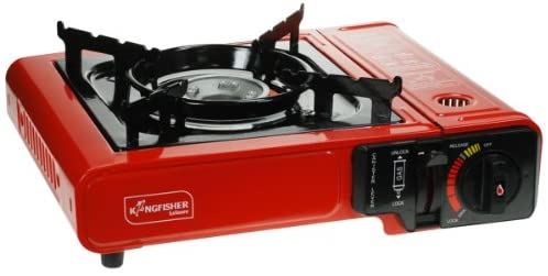 Portable Trekking Camping Picnic Gas Powered Stove with Travel Carry Case