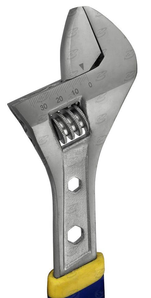 Adjustable Spanner Set 4pc Heavy Duty Adjustables Monkey Wrenches 6" 8" 10" 12"