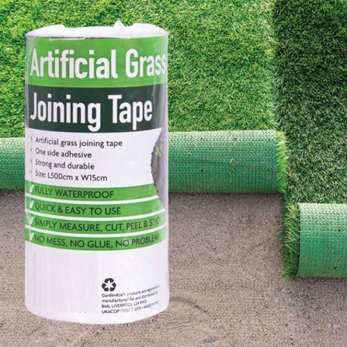 5m x 15cm Waterproof Self Adhesive Artificial Grass Joining Fixing Green Tape