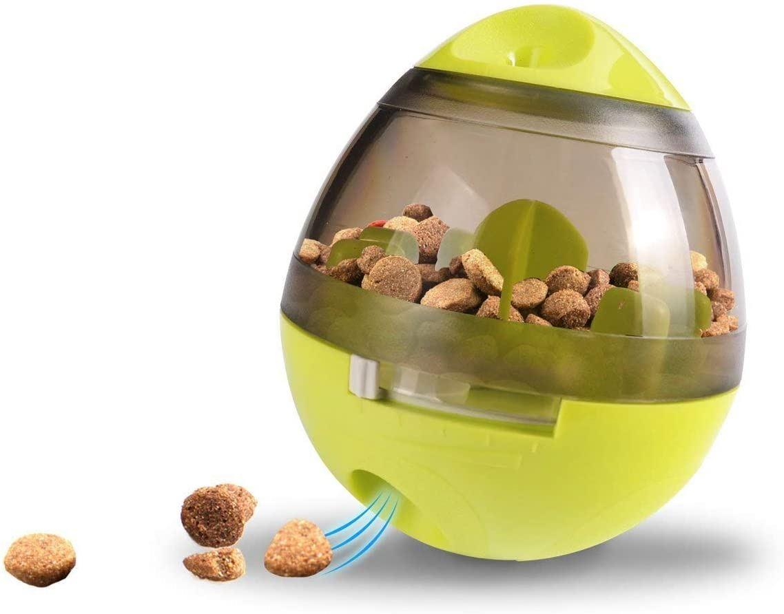Dog Food Ball Interactive Spill Food Dispensing Boredom Breaker Toy Bowl Feeding