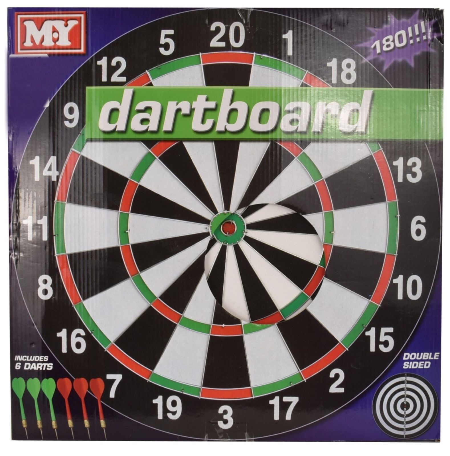 17 Double Sided Dart Board