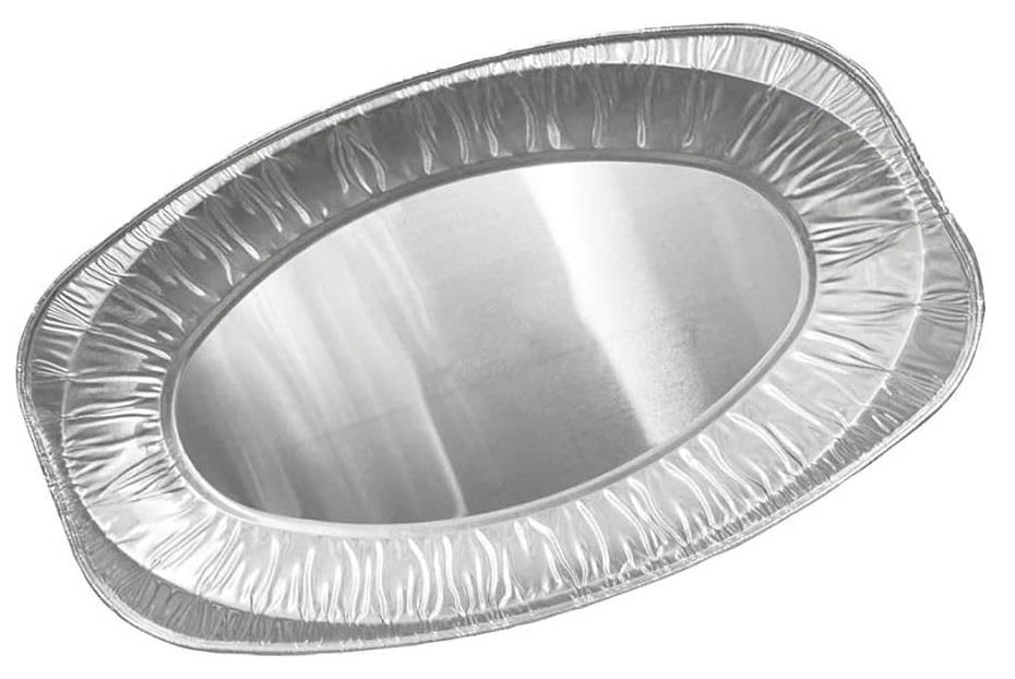 14" Oval Aluminium Foil Tray Catering Buffet Disposable Party Serving Food Platters 10pk