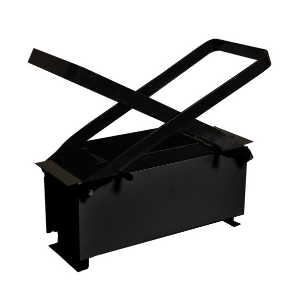 Black Log Briquette Maker Eco Friendly Paper Brick Fire Block Recycling Press