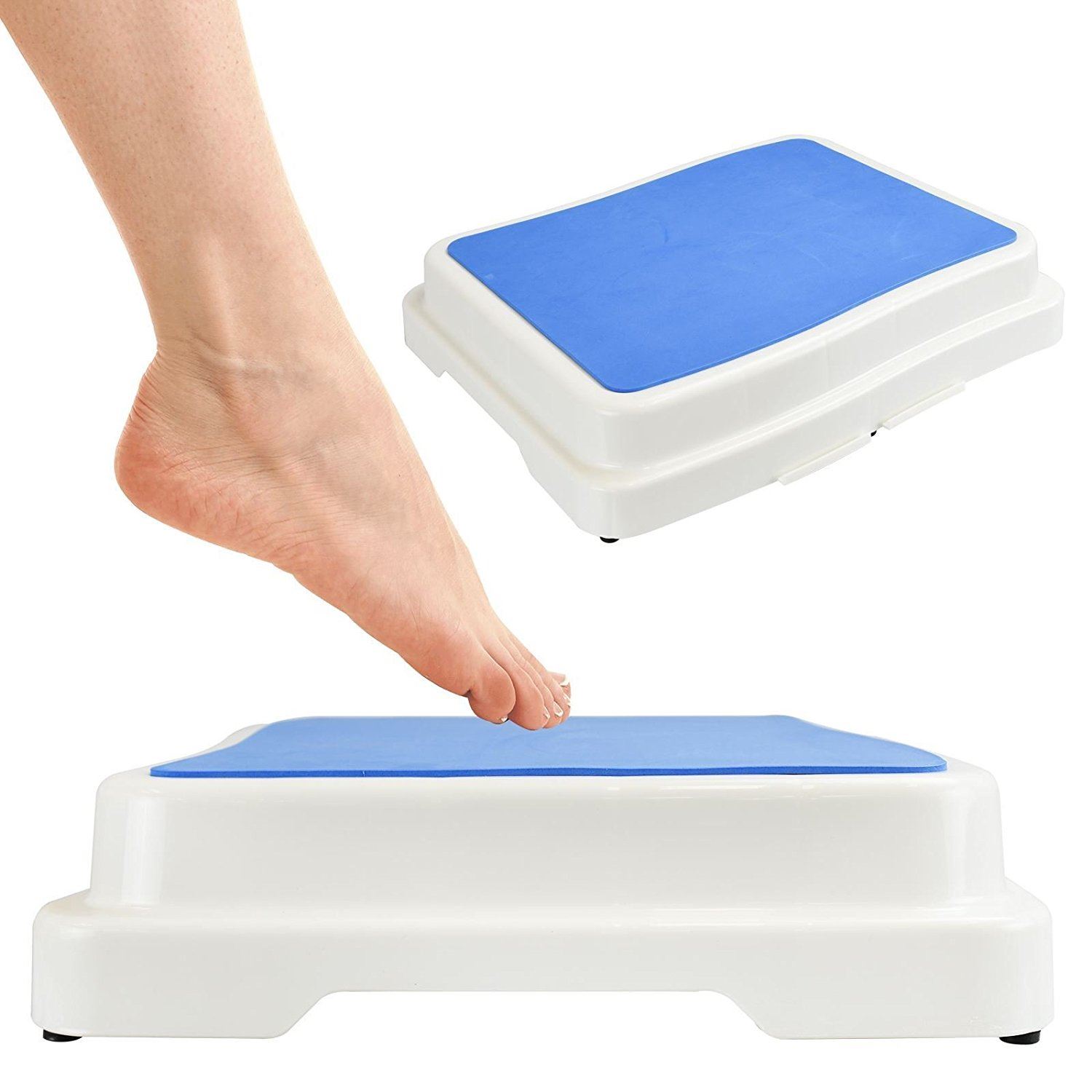Bath Shower Non-Slip Step Stool Stackable X Large Bathroom Safety Aid Grip Step