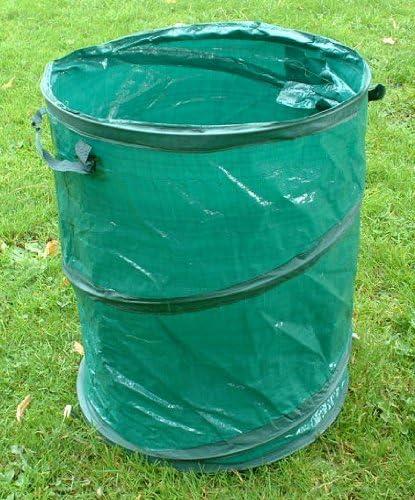 90L Heavy Duty Pop Up Collapsible Garden Refuse Waste Rubbish Bag Bin 58 X 40 cm