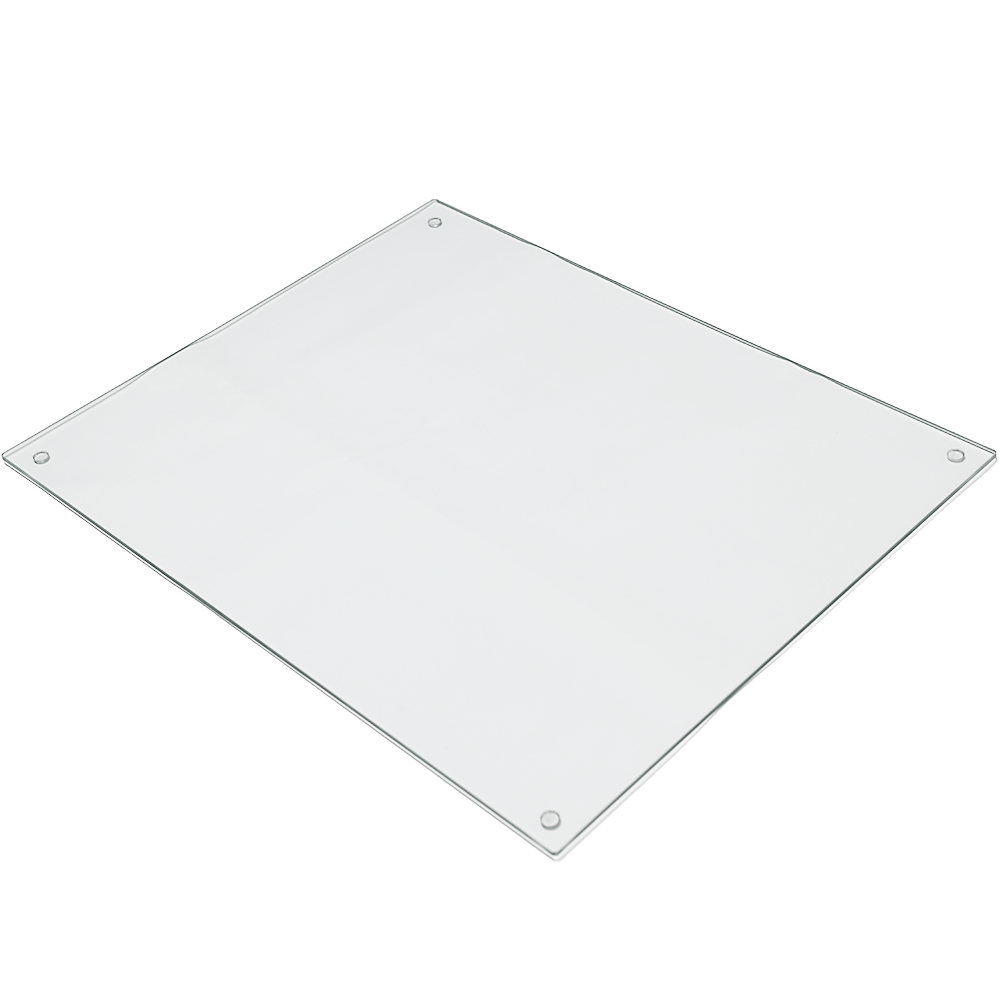 Rectangle Glass Chopping Board 50cm x 40cm Marble Kitchen Worktop Saver