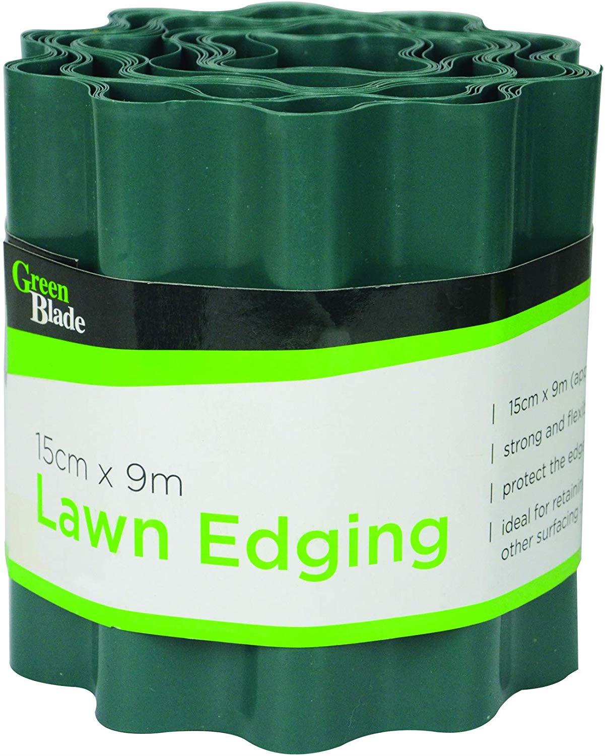 Garden Lawn Edging Flexible Strong Plastic Border Fence Driveway Roll Path Wall