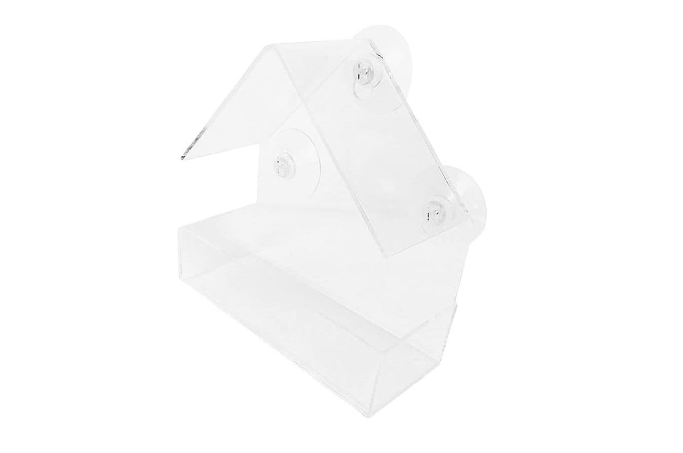 Durable Wild Bird Clear Acrylic Perspex Window Bird Feeder with Suction Cups