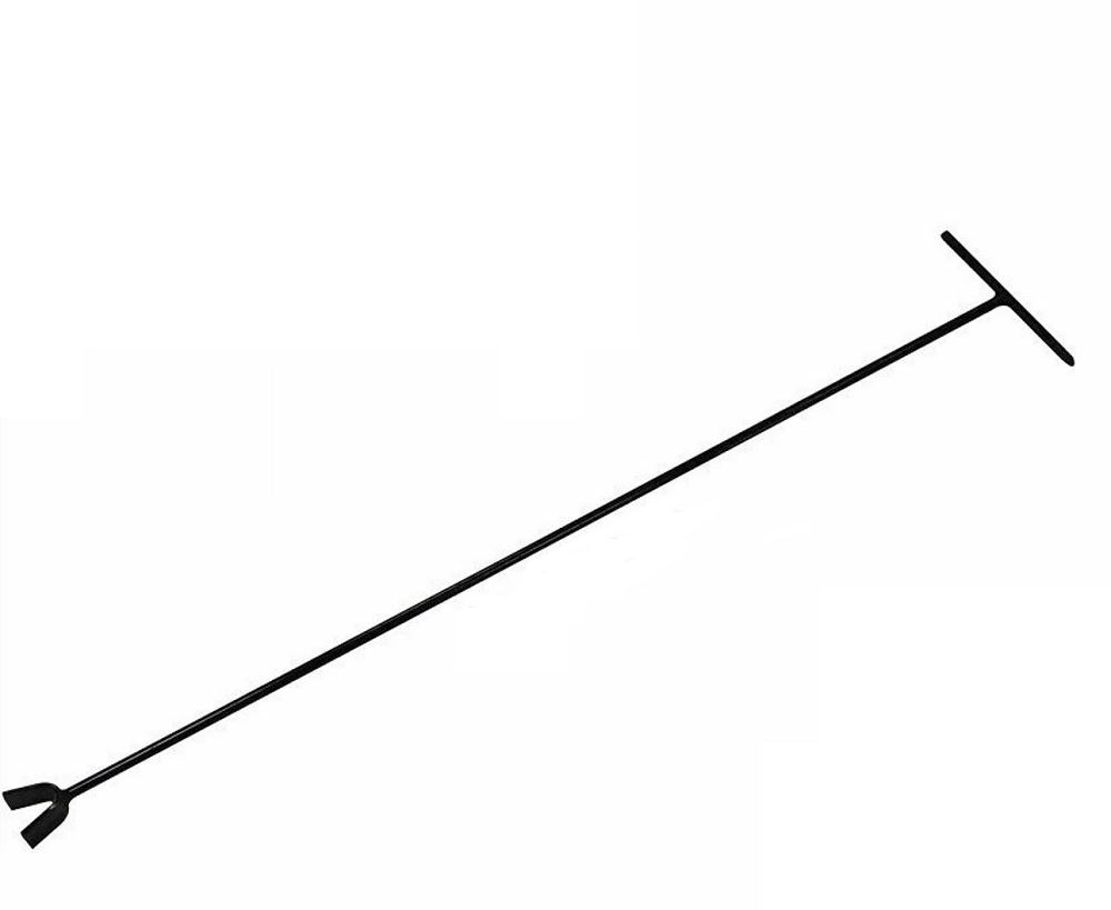 39" Drain Rod T Handle Key Manhole Plumber Stopcock Water Wrench Heavy Duty