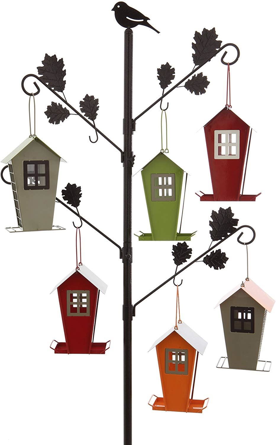 Wild Bird Feeder Feeding Station Seed Tray Hanging Garden Heavy Duty Metal Stand