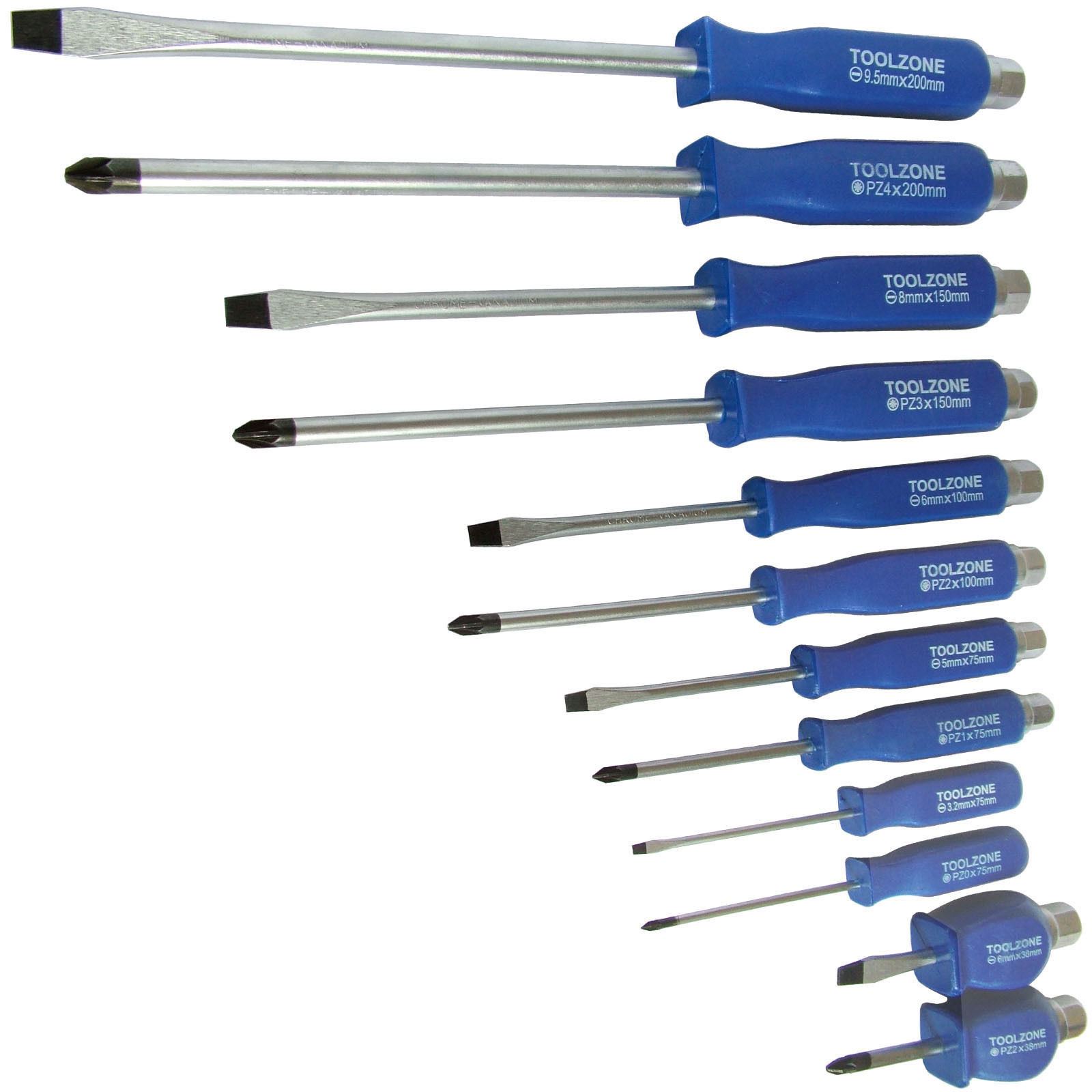 12 PCS Screwdriver Set, Durable Chrome Vanadium Steel, Magnetic Tips