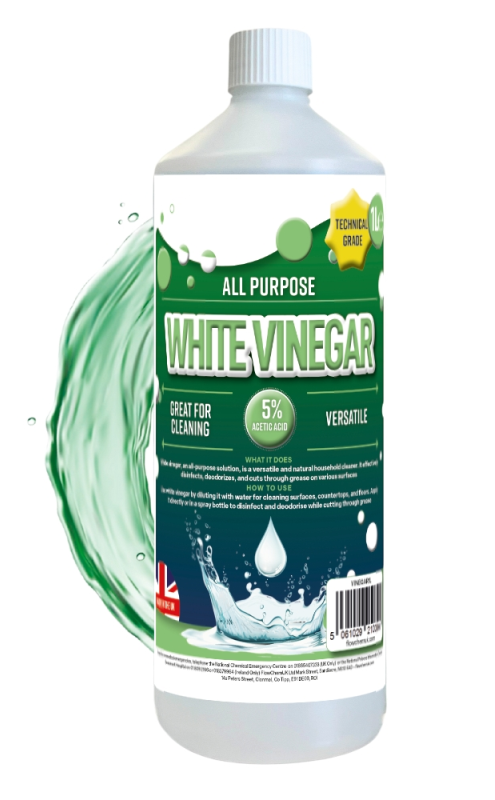 All Purpose White Vinegar Great For Cleaning Cooking Gardening 1L