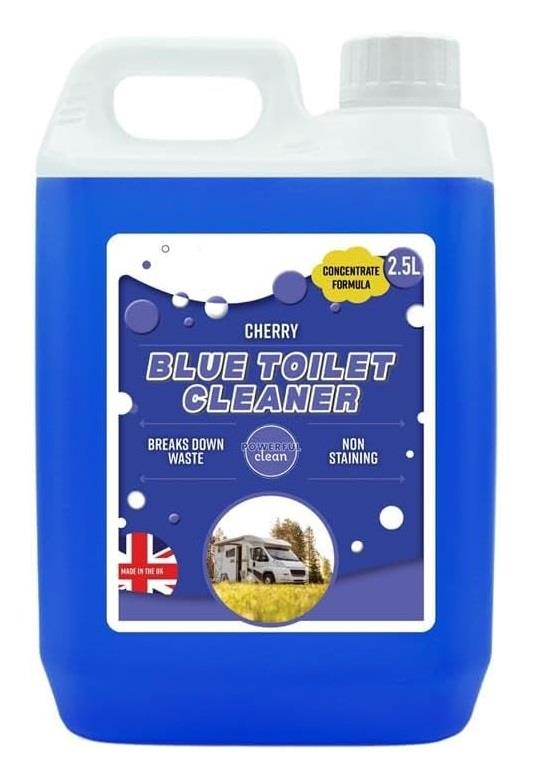 Blue 2.5L Toilet Fluid Chemical Cleaner For Caravan Motorhome Boat