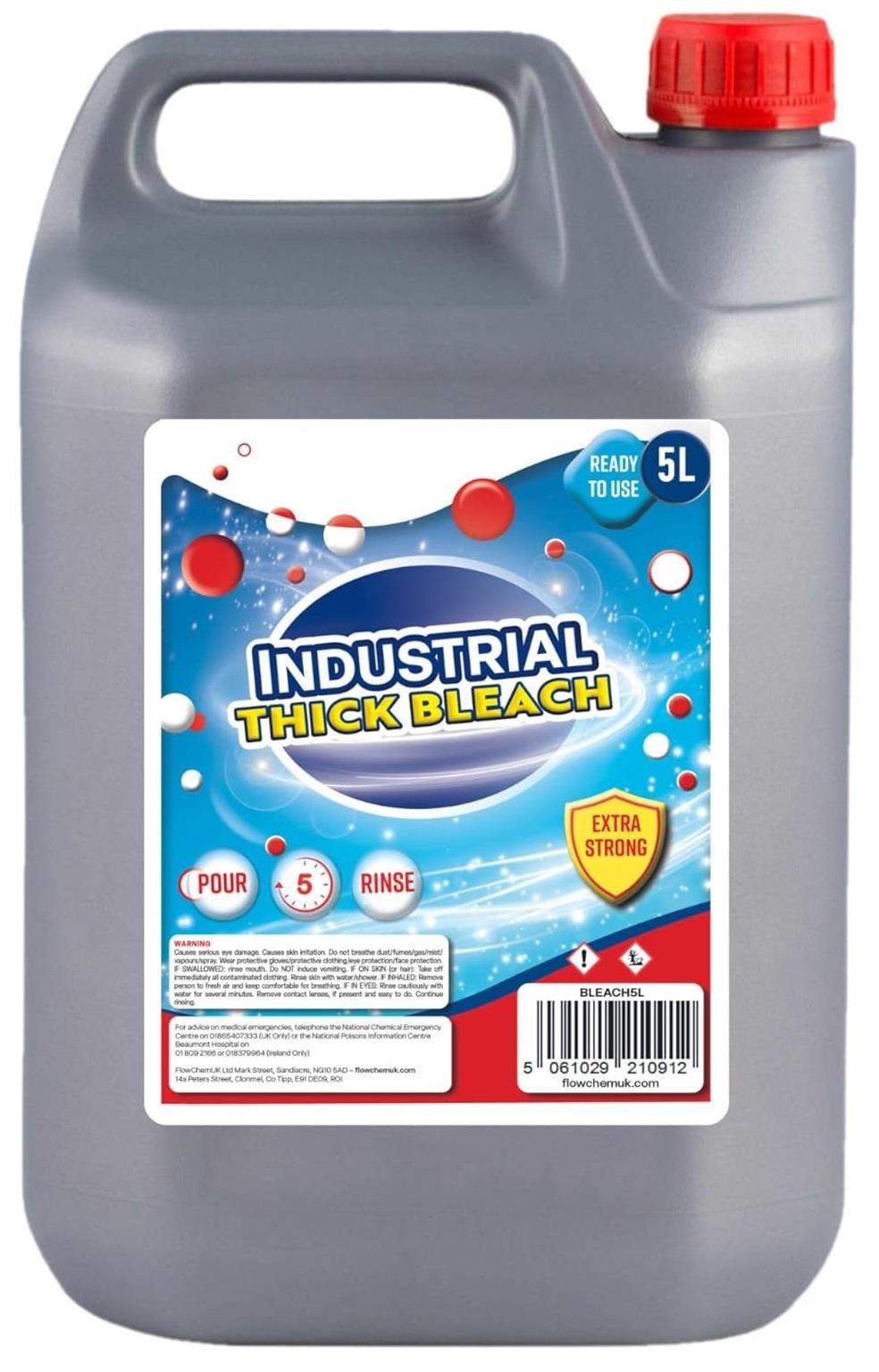 Thick Bleach - Thick Household Bleach, Multipurpose Bleach 5L