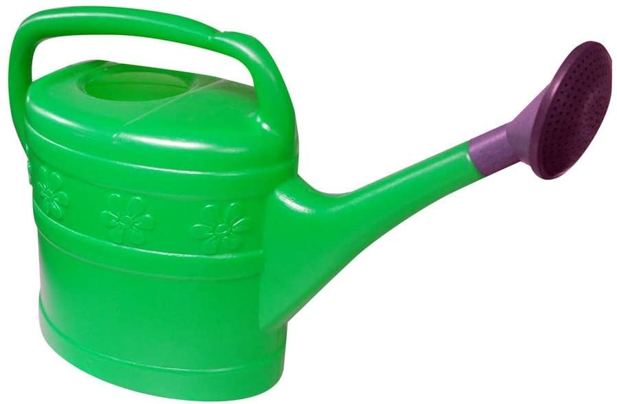 Lightweight Green Plastic Watering Can Garden Plants Indoor Outdoor 10 Litre