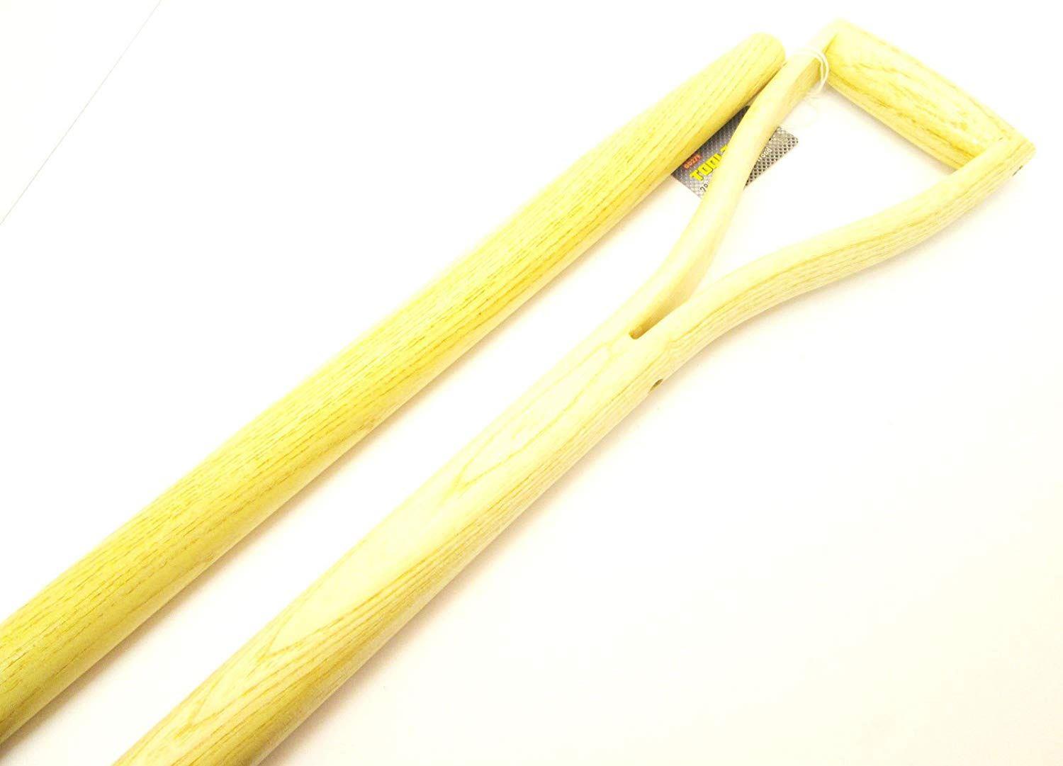 SPLIT TOON WOOD TAPERED D HANDLE SPARE REPLACEMENT GARDEN SPADE FORK SHOVEL