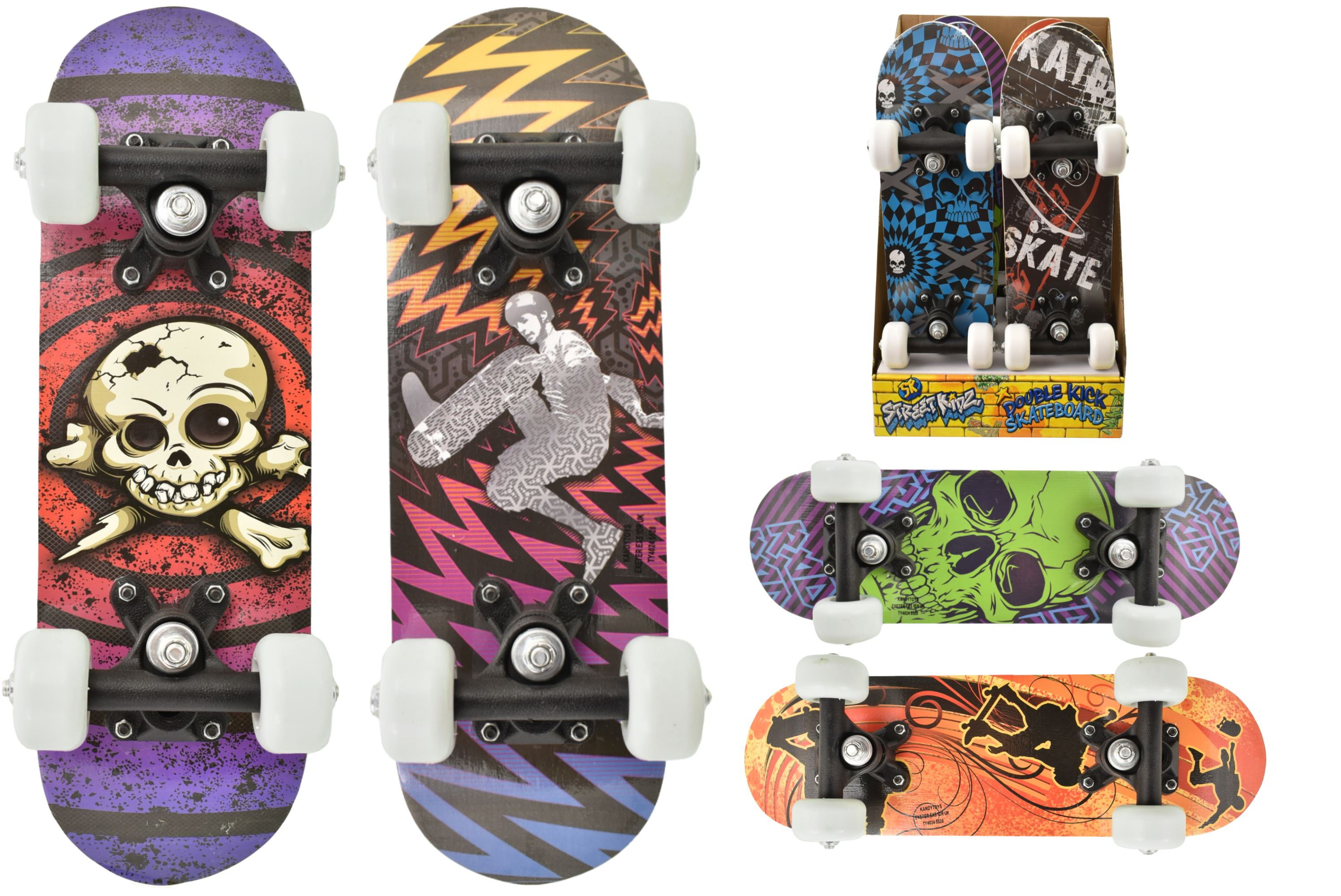 Unibos Mini Skateboard - Multicoloured (Assorted Colours)