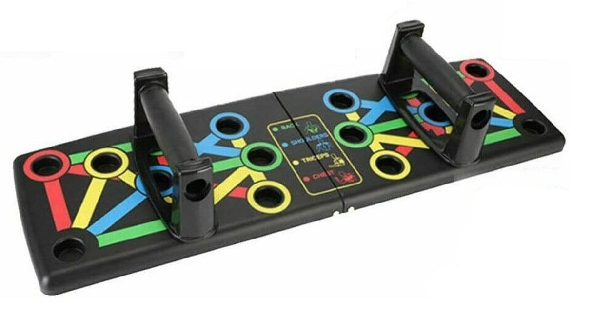 UNIBOS | Pushup Bars Stands Handles Set for Men and Women Workout, Foldable 14 in 1 Press Up Boards, Home Workouts