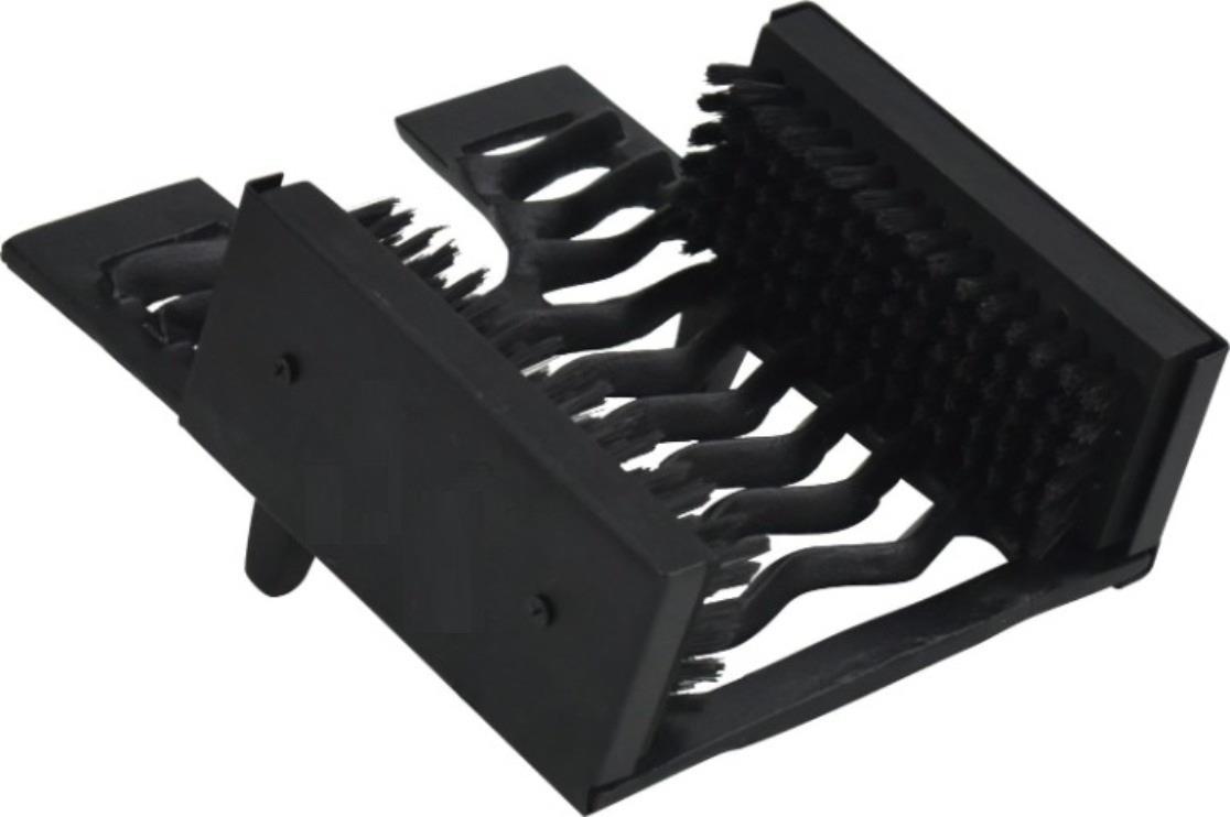 Heavy Duty Cast Iron Boot Jack Mud Dirt Scraper for Farms Gardens (Black)