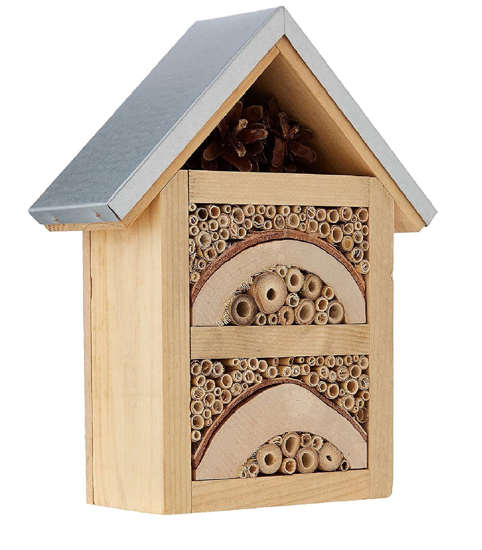 Unibos | Wild Insect Hotel | Eco-Friendly Bug House for Bees Butterflies Insects in Garden | Kids Friendly | Weather Resistant Bug Shelter | Hanging B