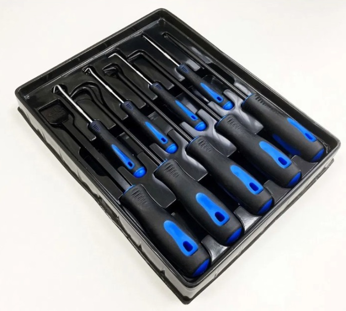9PC Scraper Hook & Pick Tool Set O Ring Seal Removal Set Mini Hook Pick