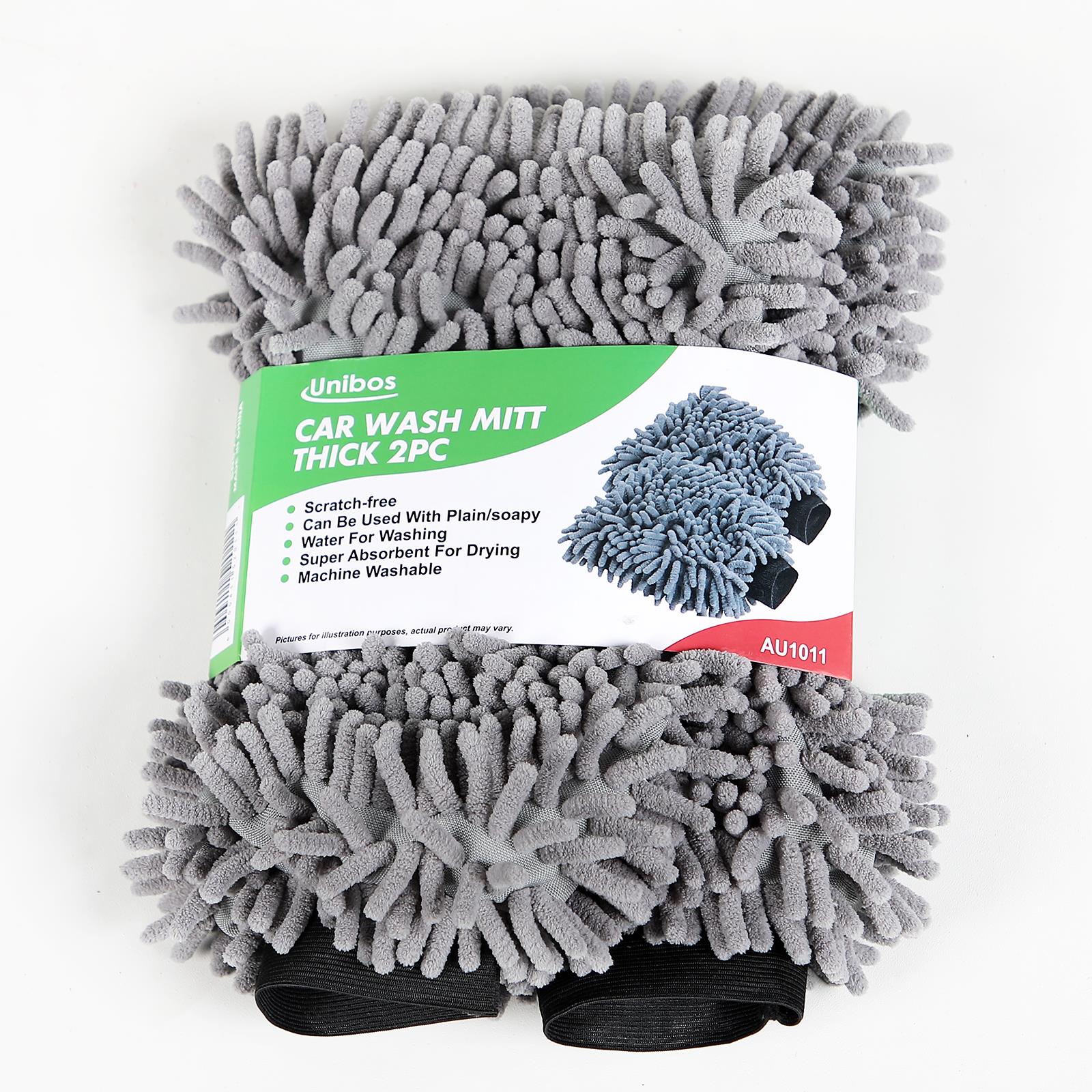 Car Care Supersoft Microfibre Extremely Absorbent Car Wash Mitt Removes Stubborn Dirt Effortlessly (Car Wash Mitt)