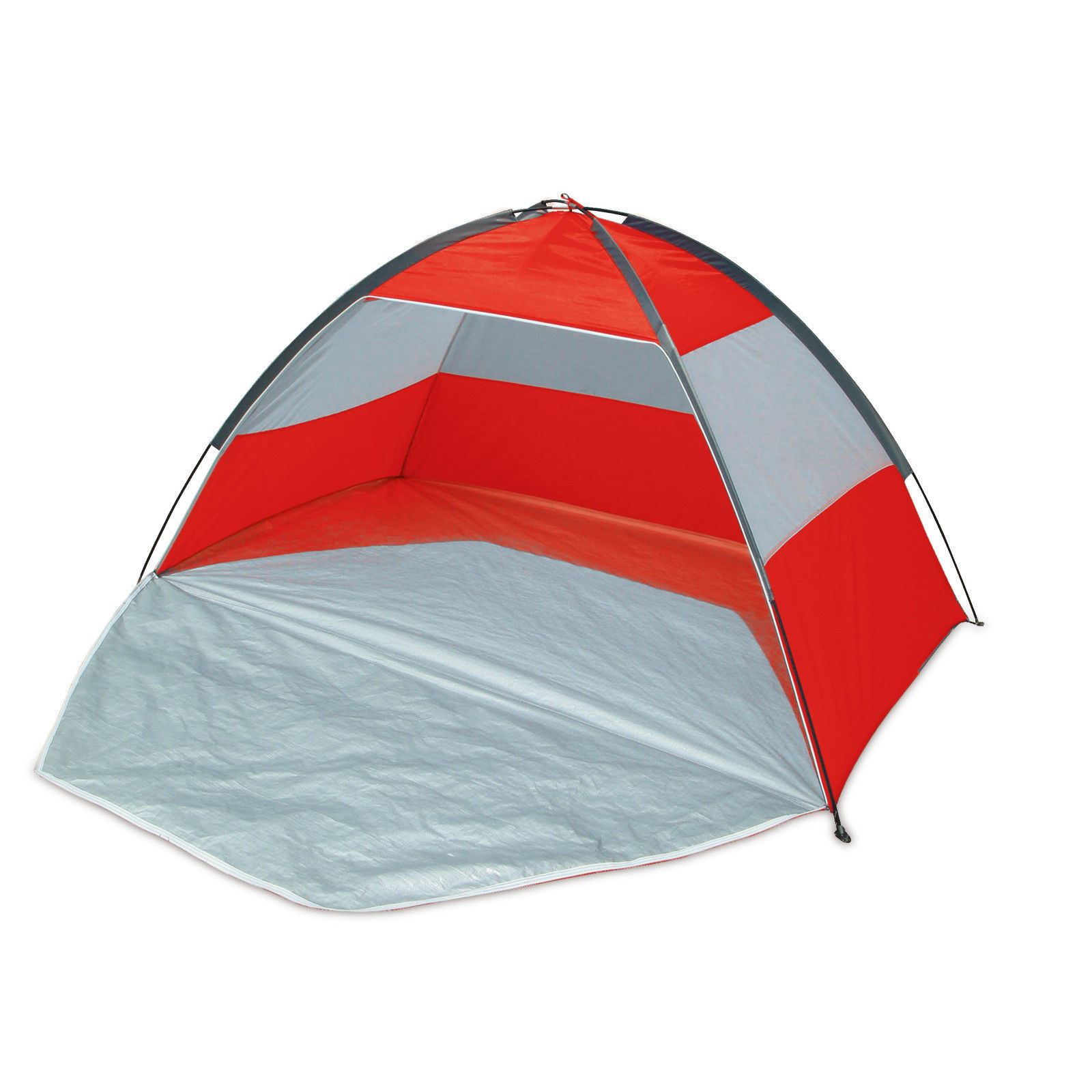 UltraViolet Protection Factor UPF40 Beach Tent Shelter Sun Shade Garden (Red)