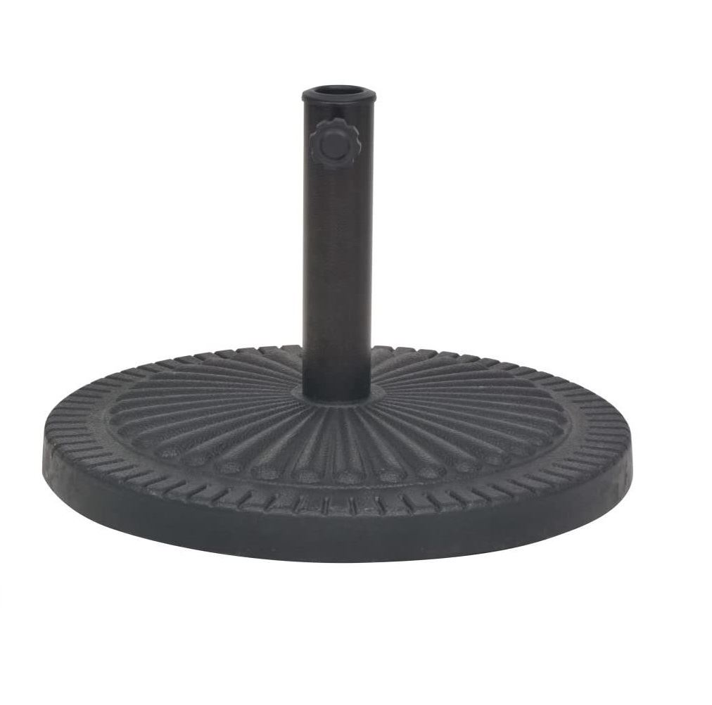 Outdoor Garden Parasol Base Round Stand Concrete Patio Free Standing 14kg
