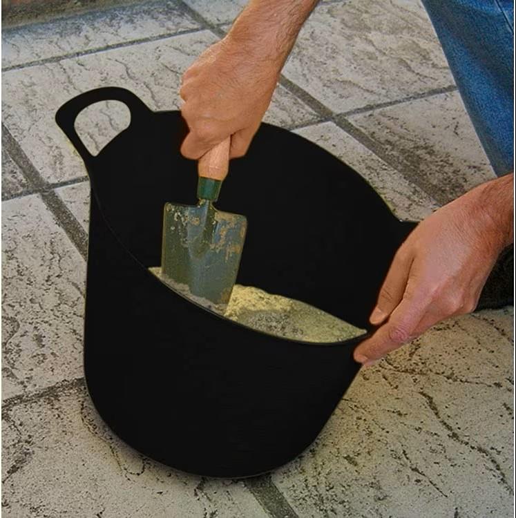42 Litre Large Flexi Tub Garden Home Flexible Colour Rubber Storage