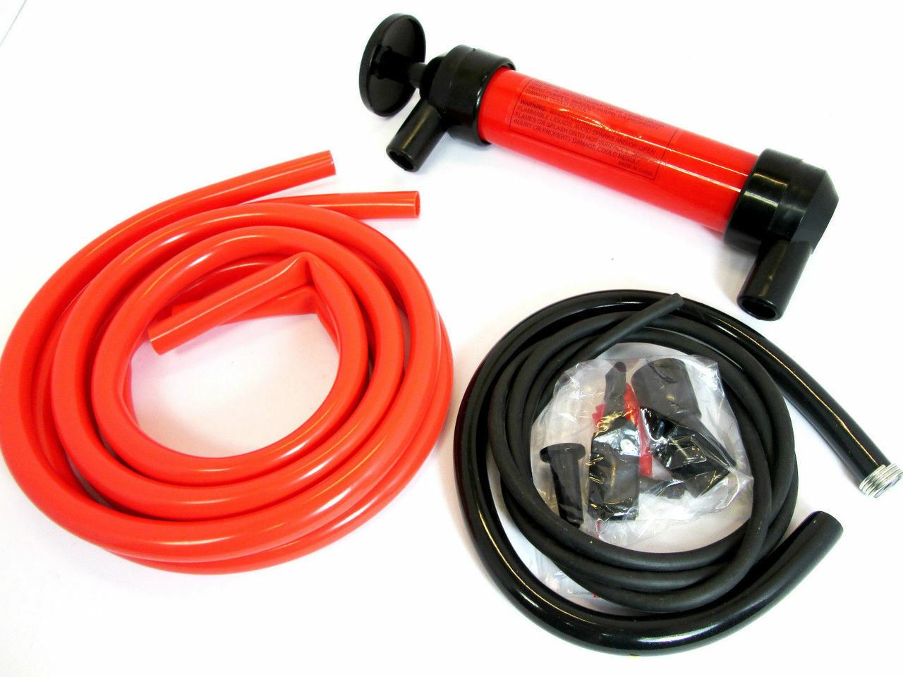 Powerful Hand Siphon Pump Fuel Petrol Oil Diesel Water Siphon Lubricant Transfer
