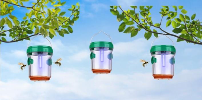 3 x Flying Insect Fly Wasp Mosquito Hornets Killer Catcher Bait Trap NO CHEMICAL